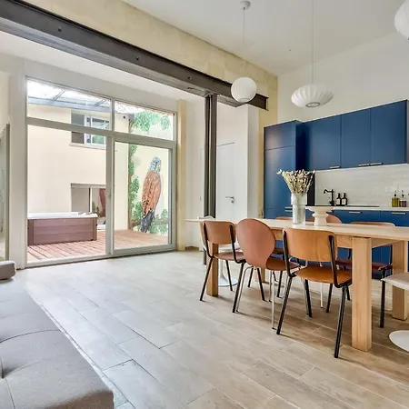 Nocnoc - L'oli 102m2 Avec Patio Et Jacuzzi Daire Bordeaux